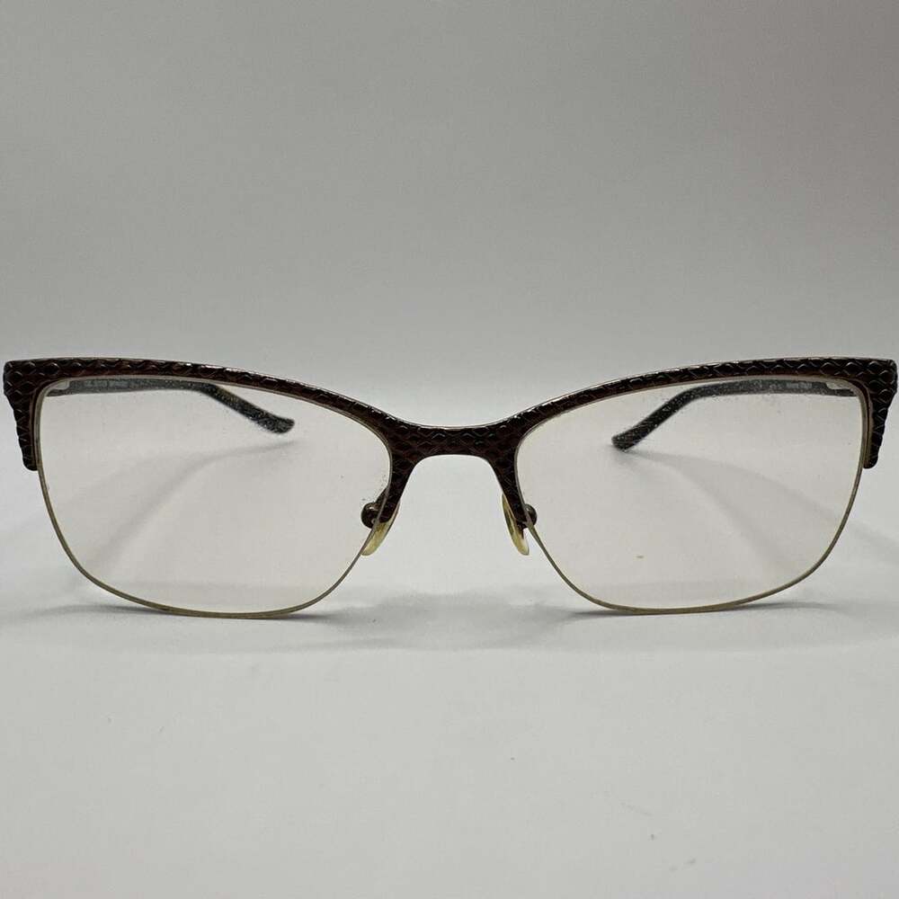 ADRIENNE VITTADINI 1168 Brown Gold Women’s Eyeglasses 53/17-135 Frames ONLY